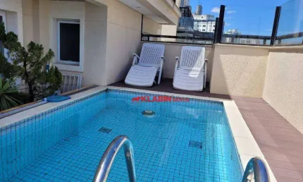 COBERTURA DUPLEX -  MARAVILHOSA  - 192m² - COM  PISCINA E CHURRASQUEIRA - PRONTA PARA MORAR - METRÔ PRÓXIMO