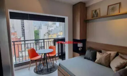 Apartamento com 1 dormitório para alugar, 23 m² por r$ 2.600,00/mês - república - são paulo/sp
