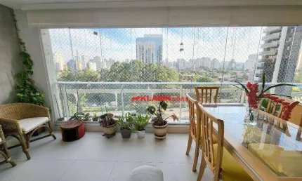 ##-Apartamento com 3 dormitórios e 3 banheiros à venda, 92 m² por R$ 1.680.000 - Brooklin -