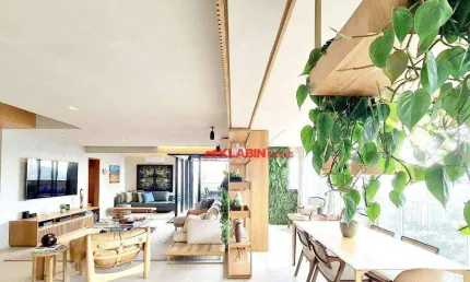 ** Magnífica Cobertura Duplex Mobiliada com Varanda Gourmet e Piscina - 3 Suítes - 3 Vagas de Garagem + Depósito - 230m² de Área Privativa **