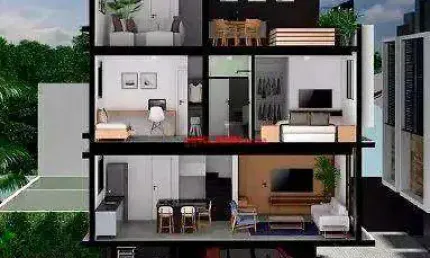 Casa em condomínio fechado, campo belo, 2 suítes, cobertura , 2 vagas