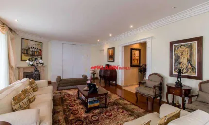 Apartamento à venda próximo ao Parque Ibirapuera com 4 suítes, 308m2, 5 vagas e lazer completo