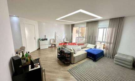 Apartamento com 113m² de Área Útil de 3 Dormitórios sendo 1 Suíte com 3 Vagas de Garagem - Varanda Gourmet - Lazer Completíssimo - Ótima Localização