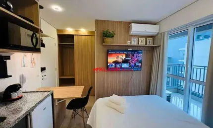 Studio com 25m² de Área Útil com ótima Localização na Bela Vista - São Paulo - Fácil Acesso ao Metrô e Transporte Público - Prédio com Lazer