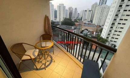 Flat, 37 m² - venda por R$ 390.000,00 ou aluguel por R$ 5.186,00/mês - Moema - São Paulo/SP