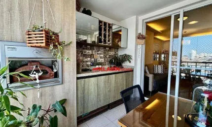 Belíssimo apartamento, 2 quartos, suíte, 65m² 2 vagas, lazer completo