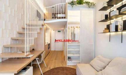 Loft com 1 dormitório à venda, 25 m² por R$ 607.000,00 - Cerqueira César - São Paulo/SP