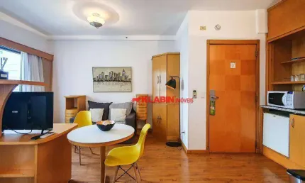 Flat com 1 dormitório à venda, 31 m² por R$ 420.000 - Jardim Paulista - São Paulo/SP