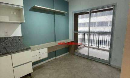 Apartamento de 1 Dormitório com 39m² de Área Útil - Prédio com Lazer no Rooftop - Sem Vaga de Garagem - Bom Local Próximo à 3 Estações de Metrô