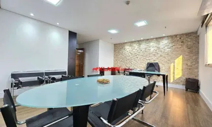 Conjuntos/salas comercial com 151m² de área útil com 4 vagas de garagem e manobrista - excelente localização em moema à 500m da estação eucaliptos