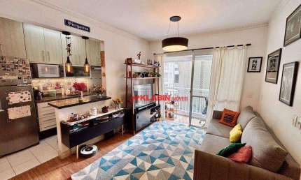 Lindo Apartamento de 2 Dormitórios com 56m² de Área Útil - 1 Vaga de Garagem - Magnífica Área de Lazer (Clube) e Localização - 120m do Metrô Paraíso