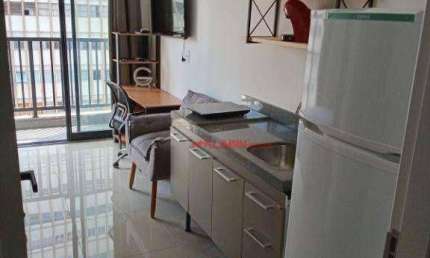 Apartamento com 1 dormitório para alugar, 22 m² por R$ 2.950,00/mês - República - São Paulo/SP