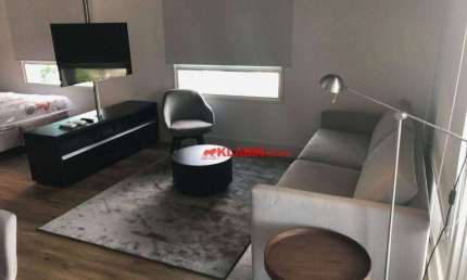 Apartamento com 1 quarto para alugar na Rua Jean Peltier, Brooklin, São Paulo