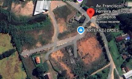 Terreno comercial à venda na Avenida Francisco Ferreira da Cruz, Eucaliptos, Fazenda Rio Grande