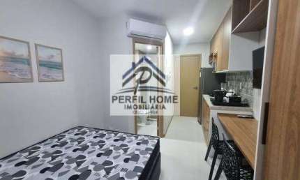 Apartamento Mobiliado para Locação em Salvador, Federação, 1 dormitório, 1 suíte, 1 banheiro, 2 vagas