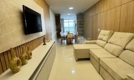 Apartamento com 3 suítes de frente para o mar mobiliado em Navegantes