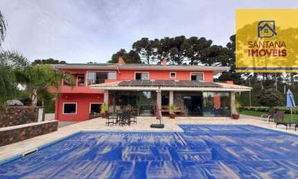 Chácara com 5 dormitórios à venda, 6200 m² por R$ 3.100.000,00 - Fazendinha - Campo Largo/PR