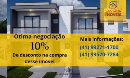 Sobrado com 3 dormitórios à venda, 97 m² por R$ 560.000,00 - Conjunto Águas Claras - Campo Largo/PR