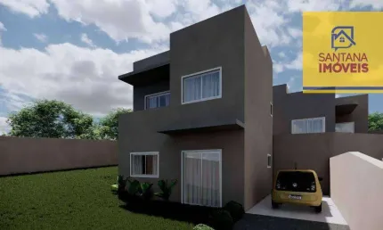 Sobrado com 2 dormitórios à venda, 71 m² por R$ 360.000,00 - Jardim das Acácias - Campo Largo/PR
