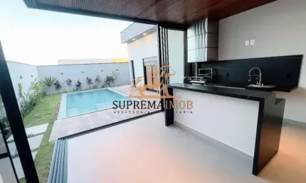Casa térrea de Alto Padrão á venda com 220m²,Condomínio Alphaville Castello