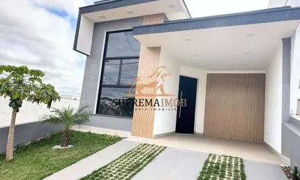 Casa térrea com 3 quartos á venda condomínio villaggio ipanema i
