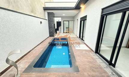 Casa térrea com piscina á venda , Condomínio Villagio Wanel-R$899.000,00