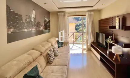Imperdível! Apartamento à venda em Teresópolis-RJ, no bairro Bom Retiro, com 2 quartos, 1 suíte, 2 banheiros, 2 vagas de garagem e 80,00 m².