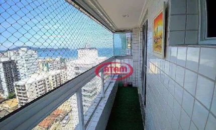 Apartamento com 2 dormitórios à venda, 78 m² por R$ 600.000,00 - Vila Guilhermina - Praia Grande/SP
