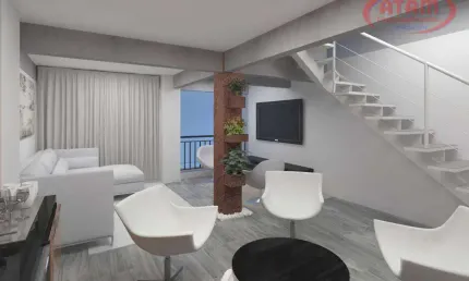 Cobertura triplex 220 metros, com vista para os jardins, na rua lisboa.