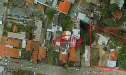 Terreno à venda na Rua Júlio Vergueiro, Vila Curuçá, São Paulo