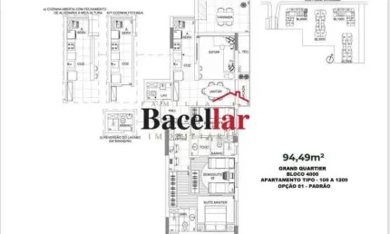 Apartamento com 3 quartos à venda na rua franz weissman, jacarepaguá, rio de janeiro, 95 m2 por r$ 1.209.941