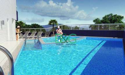 Apartamento à venda, 76 m² por R$ 545.000,00 - Caiçara - Praia Grande/SP
