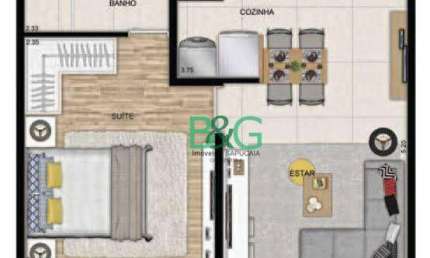 Studio à venda, 35 m² por R$ 315.000,00 - Mooca - São Paulo/SP