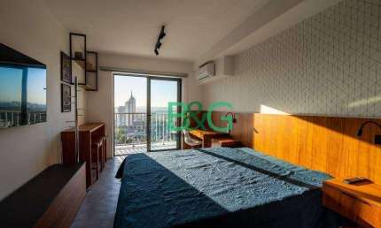 Studio com 1 dormitório para alugar, 28 m² por R$ 4.346,00/mês - Pinheiros - São Paulo/SP