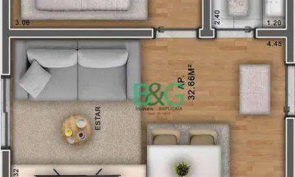 Apartamento à venda, 32 m² por R$ 247.000,00 - Vila Oratório - São Paulo/SP