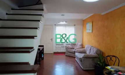 Sobrado com 3 dormitórios à venda, 121 m² por r$ 490.000,00 - vila caraguatá - são paulo/sp