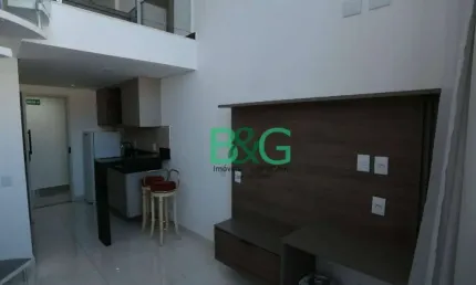Apartamento Duplex com 1 dormitório para alugar, 35 m² por R$ 3.200,00/mês - Água Branca - São Paulo/SP