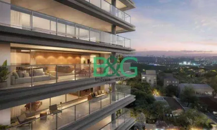 Apartamento com 4 dormitórios à venda, 327 m² por r$ 9.149.380,00 - alto de pinheiros - são paulo/sp