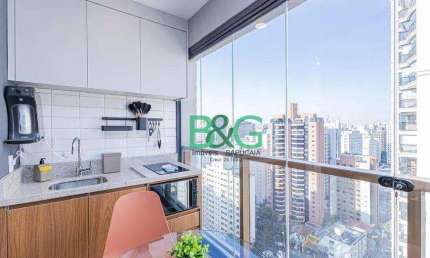 Apartamento com 1 dormitório para alugar, 26 m² por R$ 5.720/mês - Vila Nova Conceio - São Paulo/SP