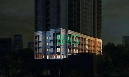 Studio com 1 dormitório à venda, 32 m² por r$ 344.103,20 - vila dom pedro i - são paulo/sp