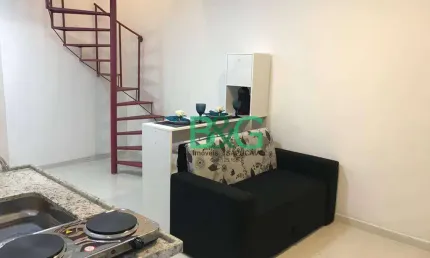 Studio com 1 dormitório para alugar, 35 m² por r$ 2.232,00/mês - vila dom pedro i - são paulo/sp