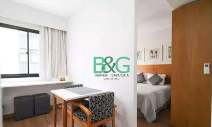 Apartamento com 1 dormitório à venda, 30 m² por r$ 598.500,00 - moema - são paulo/sp