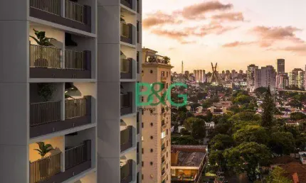 Studio com 1 dormitório à venda, 35 m² por r$ 590.289,41 - vila cordeiro - são paulo/sp