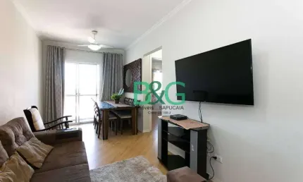 Apartamento com 2 dormitórios à venda, 65 m² por R$ 370.000 - Chácara Seis de Outubro - São Paulo/SP