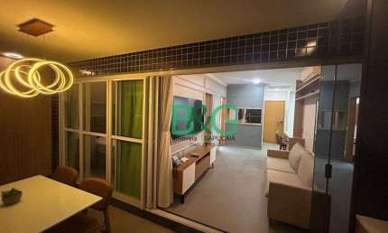 Apartamento com 1 dormitório para alugar, 55 m² por R$ 7.820,00/mês - Vila Regente Feijó - São Paulo/SP