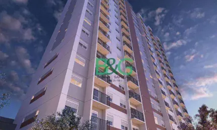 Apartamento com 2 dormitórios à venda, 34 m² por R$ 263.538,00 - Vila das Belezas - São Paulo/SP