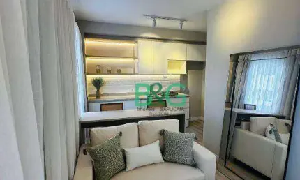 Studio com 1 dormitório à venda, 27 m² por r$ 350.000 - belém - são paulo/sp
