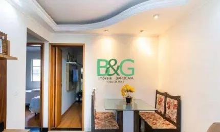Apartamento com 2 dormitórios à venda, 47 m² por r$ 219.000,00 - chácara são joão - são paulo/sp