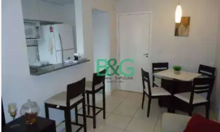Apartamento com 2 dormitórios para alugar, 50 m² por r$ 3.500,00/mês - fazenda morumbi - são paulo/sp