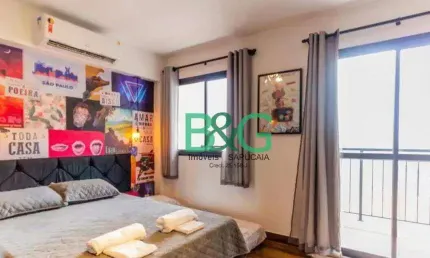 Studio com 1 dormitório à venda, 30 m² por r$ 274.000 - centro - são paulo/sp